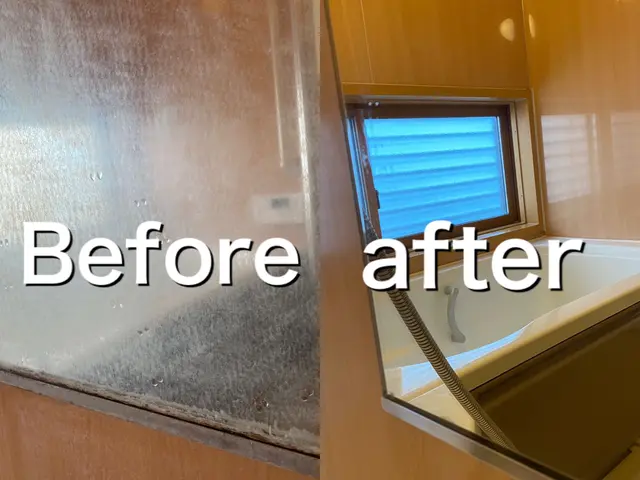 【石鹸カス、黒カビ】お任せ下さい☆丁寧な作業をお約束サービスの画像