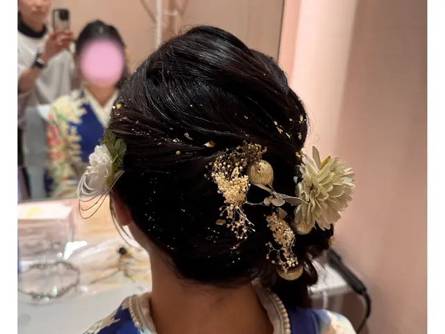 ◎着崩れなく苦しくない美しいお着付けいたします。現役美容師３０年ヘアセットも可◎