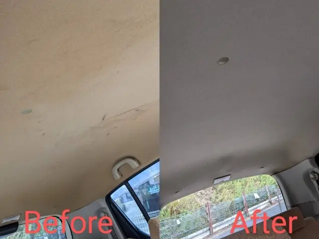 【車内清掃専門店】嘔吐ペット臭/尿シミ/汗カビ/タバコ臭/ダニ駆除はお任せ下さいサービスの画像
