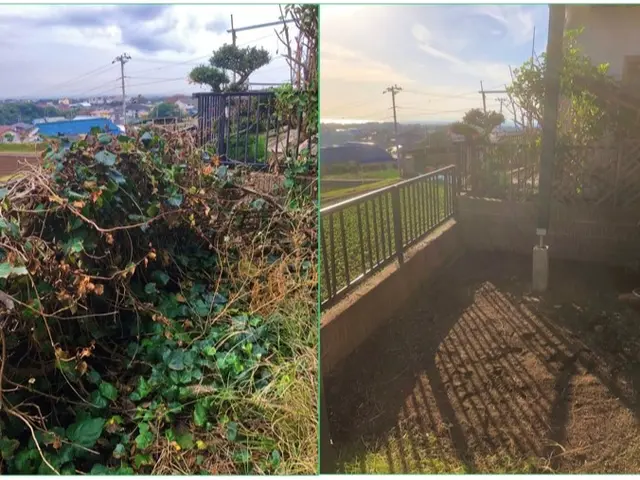 【お庭ケアサービス】空地・お庭・斜面・駐車場の除草はお任せください！サービスの画像