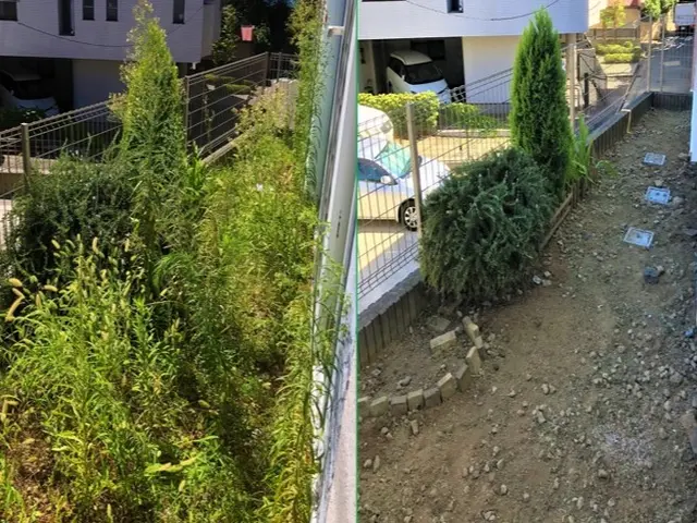 【お庭ケアサービス】空地・お庭・斜面・駐車場の除草はお任せください！サービスの画像