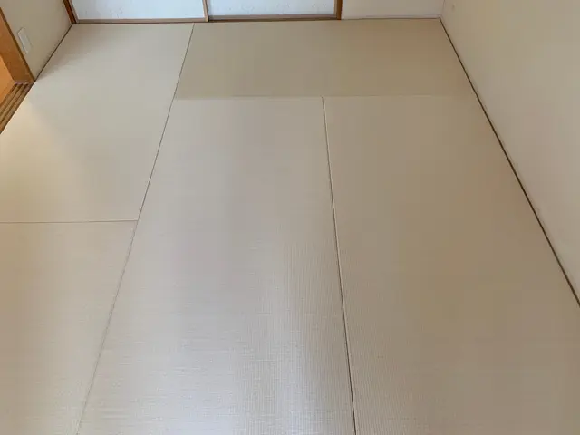 素材作りから、お届け前の拭き仕上げまで、畳1級技能士がお届けします。サービスの画像