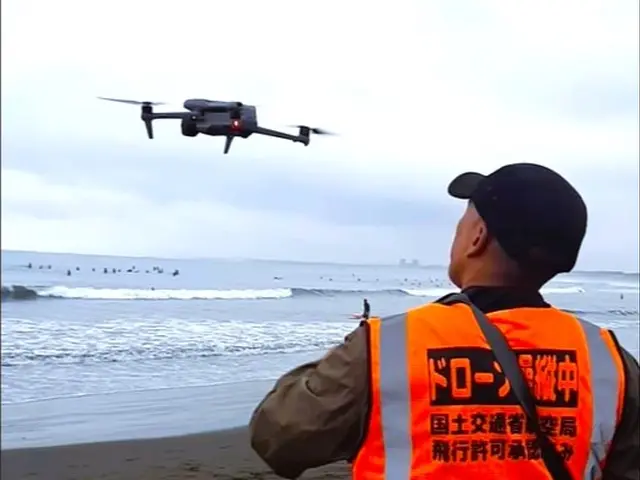 サーフィンドローン撮影