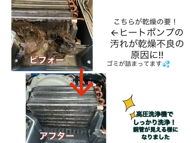 【乾燥改善に特化】乾かないお悩みに分解クリーニングで徹底洗浄［パナソニック専門］サービスの画像