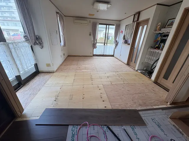 【福島県】和室→洋室へ◎細部まで美しく仕上げるリフォーム◎サービスの画像