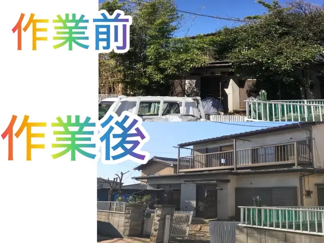 【無料見積りOK】庭木の伐採・抜根｜安全・丁寧作業サービスの画像