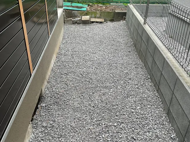 砂利敷き作業サービスの画像