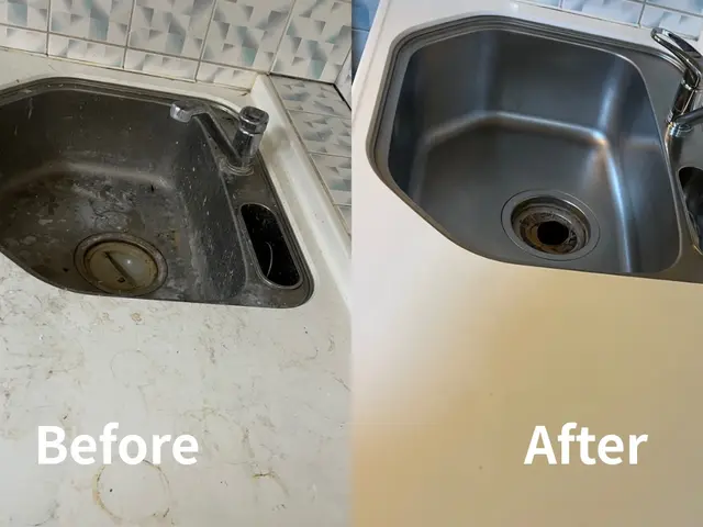 キッチン ＋ レンジフード クリーニング基本2名体制以上で丁寧仕上げサービスの画像