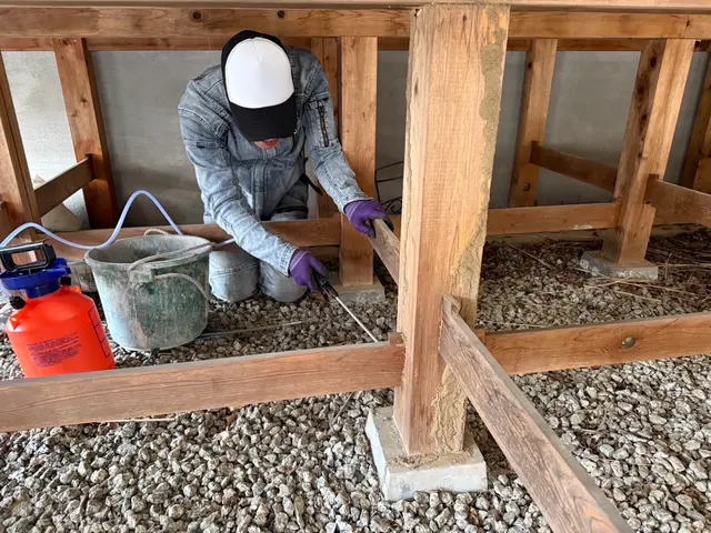 プロの技術でご満足いただけるように心を込めて作業いたしますサービスの画像