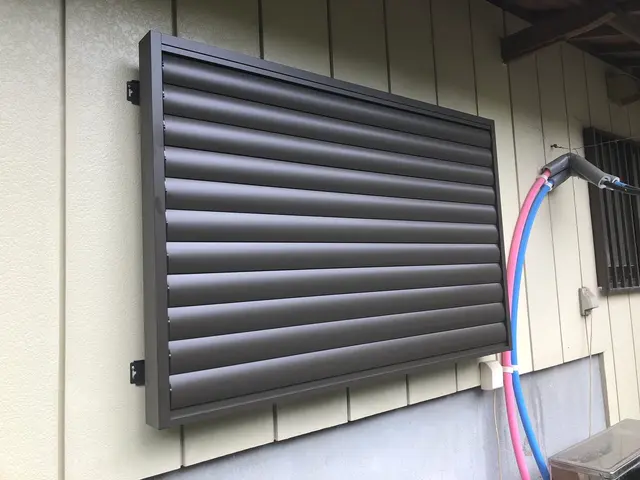 防犯対策◎お洒落な目隠しルーバーで高級感アップ！サービスの画像