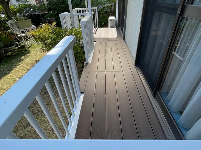 ウッドデッキの製作もお任せください　深夜帯も相談可◎損害保険加入済み◎サービスの画像