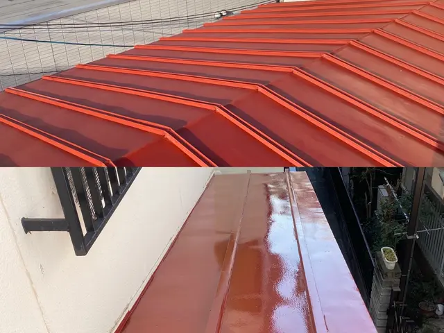 【トタン・折半キーストン・瓦棒屋根塗装】サービスの画像