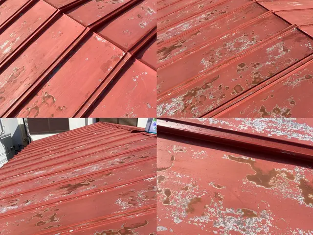 【トタン・折半キーストン・瓦棒屋根塗装】サービスの画像