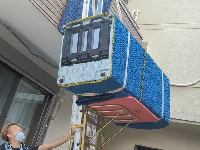 便利屋TRY（株）に大型冷蔵庫、ドラム式洗濯機の2階搬入、搬出はお任せ下さい！サービスの画像