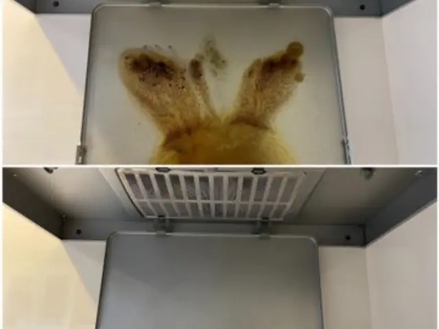 ファンまでしっかり分解して洗浄します！《安心の損害保加入》丁寧で綺麗に仕上げますサービスの画像