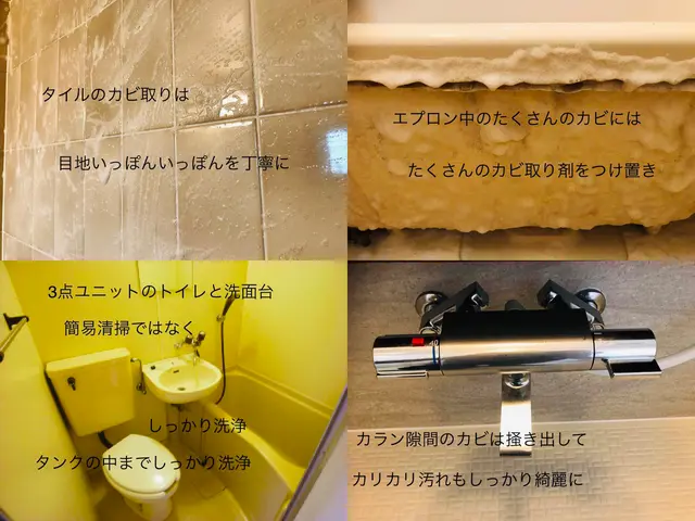 【浴室徹底クリーニング！】鏡のウロコ落とし込み！保護コーティング無料塗布！！サービスの画像