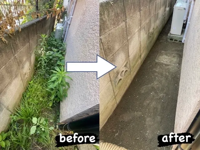 【神奈川限定】草むしり・除草シート・石敷き専門店！追加料金なし！現地調査も対応可サービスの画像