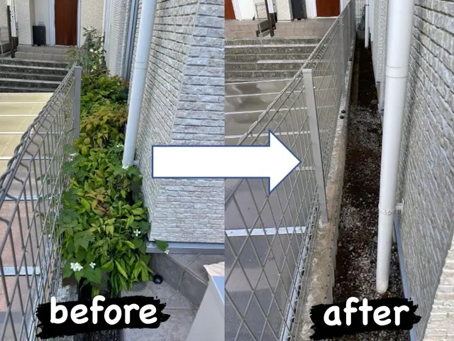 【神奈川限定】草むしり・除草シート・石敷き専門店！追加料金なし！現地調査も対応可サービスの画像