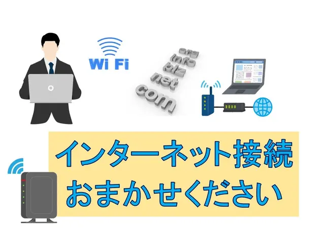 急なインターネットトラブルも即対応。安心サポート！親切・丁寧をお約束いたしますサービスの画像