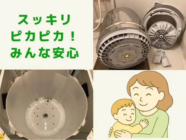 洗濯機や衣類に黒い物がつく！臭いがする！ご出産！お引越し！【アワード受賞店 】サービスの画像