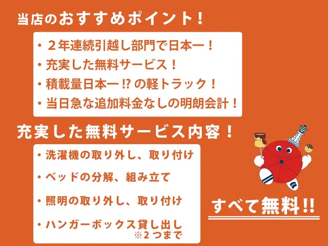 【2年連続日本一金賞】全て無料です！！　洗濯機取付・ベット分解⇄組立・照明取付サービスの画像