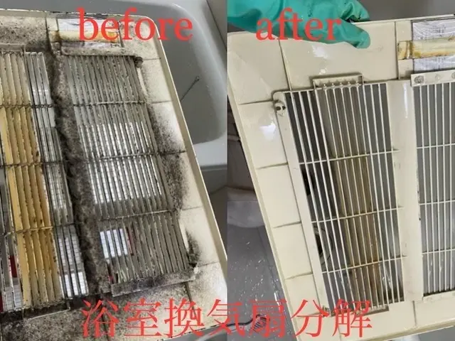 特別価格☆エプロン内部、浴室換気扇！実はカビで汚れます！カビを吸わないで！サービスの画像