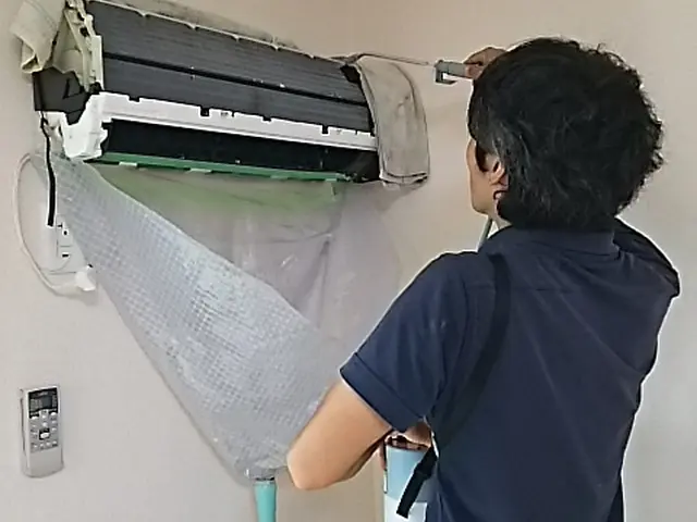 エアコン洗浄《壁掛けタイプ》お掃除ロボ付き不可サービスの画像