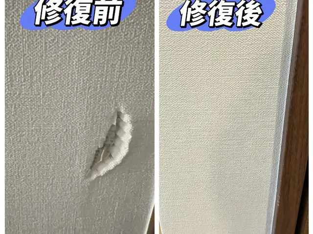 ◆跡が残らない！まるで新品のような壁紙補修・張替え◆サービスの画像