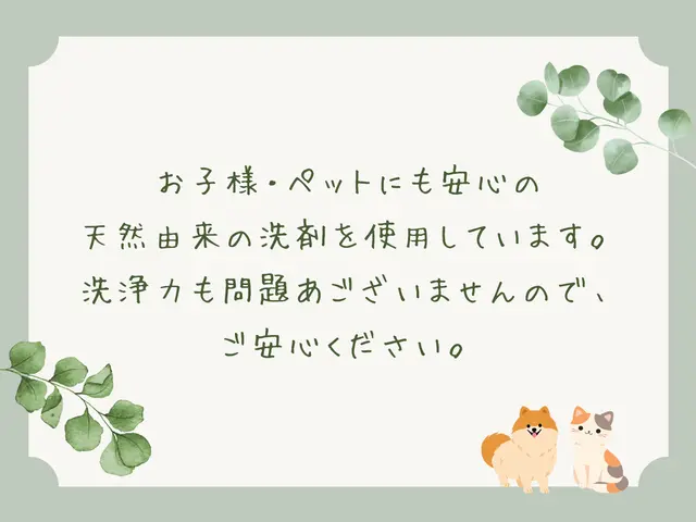 【今だけ新規出店限定価格】ペット・お子様のいるお家歓迎★エコ洗剤◎カビを徹底除去サービスの画像