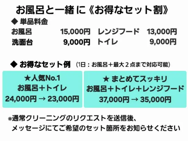 【丁寧仕上げ店】●カビ●水垢●石鹸カス徹底除去！！●エプロン内部洗浄無料！！サービスの画像