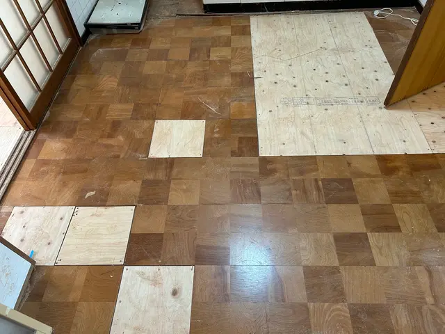 「誠実に丁寧に」長持ちする床鳴施工　　現地調査後お見積もりサービスの画像