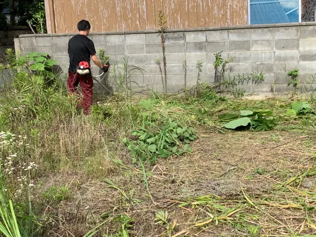 草刈り作業代行（草刈機)サービスの画像