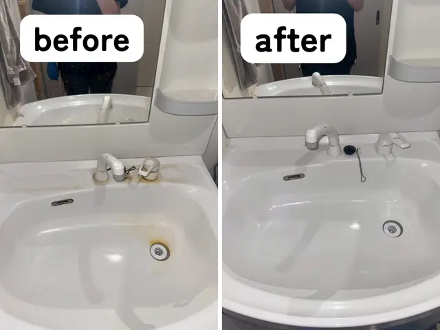 洗面所クリーニング！新品のようにピカピカに♪サービスの画像