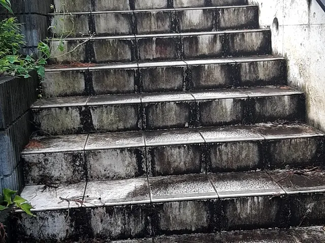 ジェット洗浄機でのタイルの清掃サービスの画像