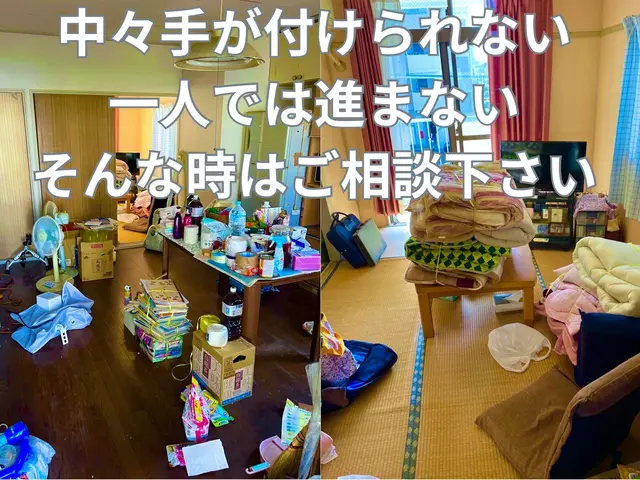 2トントラック２台対応も　吊り下げ、残置物、仕分けや家具家電輸送もお任せ下さいサービスの画像