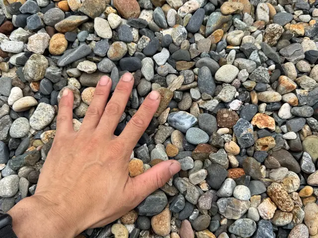 ロックガーデン用の石、家周り砂利、ホームセンターで買うより格安で施工まで致しますサービスの画像