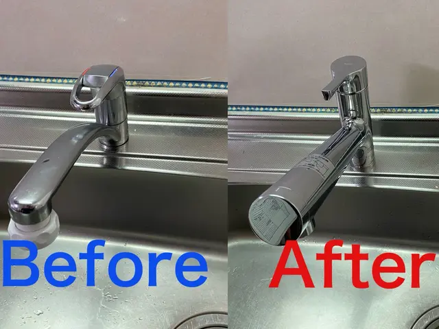 【口コミ高評価★4.9】キッチンの蛇口交換〇迅速、丁寧な作業を致します！サービスの画像