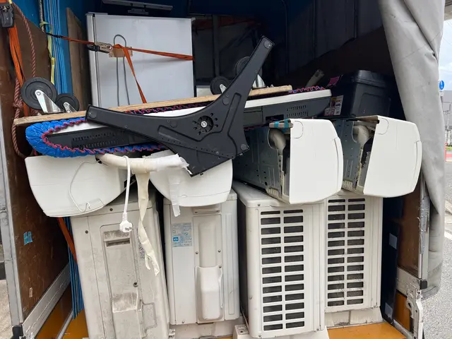 大容量幌付きトラックプラン有り♪家電リサイクル料金、エアコン取り外し、回収無料サービスの画像