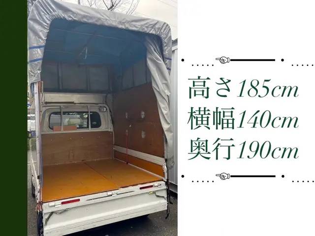 大容量幌付きトラックプラン有り♪家電リサイクル料金、エアコン取り外し、回収無料サービスの画像