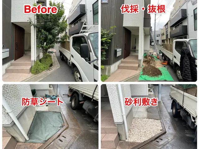 ☆明るいお庭へ大変身！笑顔にさせてみせます^^　難所・高所作業は得意分野です☆サービスの画像