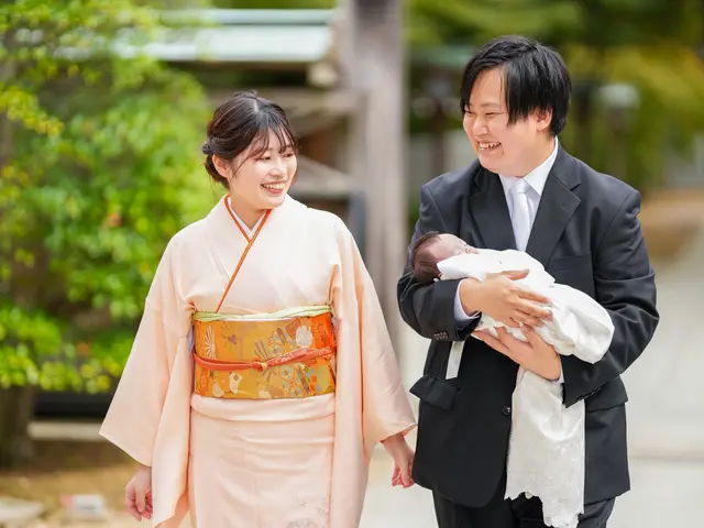 産着レンタル可能☆三児のパパママが対応★自然な笑顔を一生の宝物に