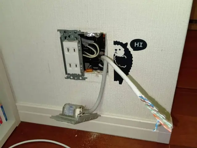 LAN配線及びカテゴリー5eからの6Aに、交換新設配管サービスの画像