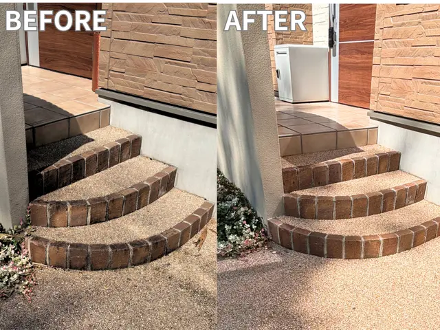 玄関タイルクリーニング★50%OFFキャンペーン開催中★サービスの画像