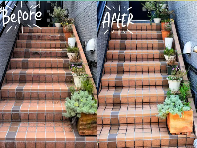 玄関タイルクリーニング★50%OFFキャンペーン開催中★サービスの画像