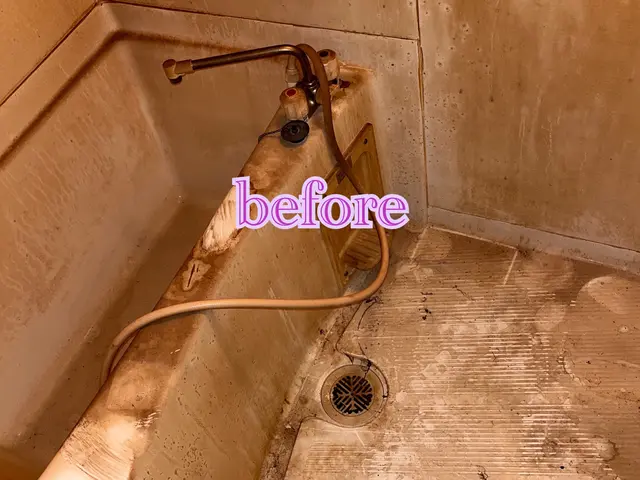 お客様の大切な浴室を丁寧に大事に清掃致します！サービスの画像