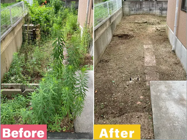 職人っぽくないフランクな対応が売りです！当日対応可能な草むしりサービスサービスの画像