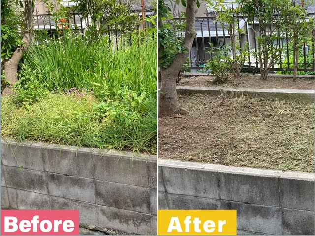 職人っぽくないフランクな対応が売りです！当日対応可能な草むしりサービスサービスの画像