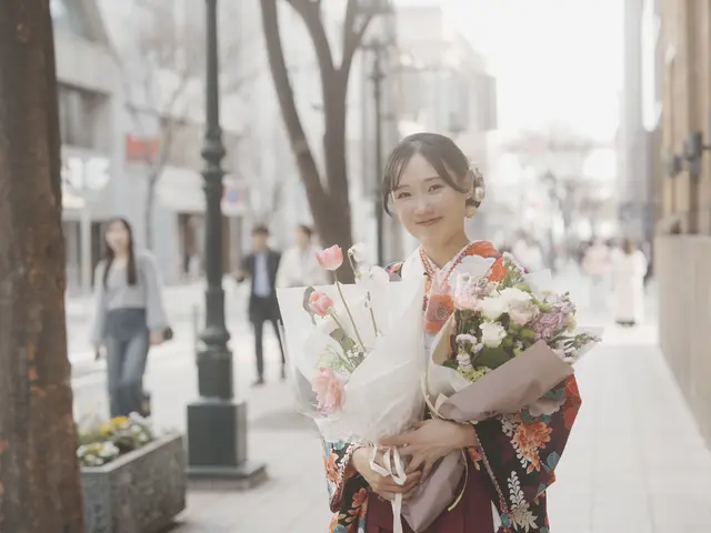 お祝い卒業フォト