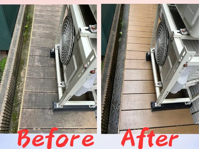 手作業と高圧洗浄機でピカピカ！電気・水道と接続いらずで集合住宅でも心配ありませんサービスの画像