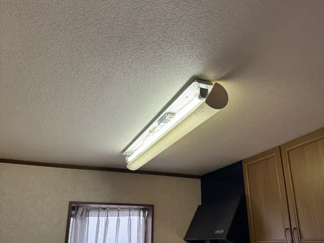 高所作業の電球交換サービスの画像